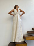 Handmade Boho Maxi Beach Dress "NAOMI", by ALLE BOHO