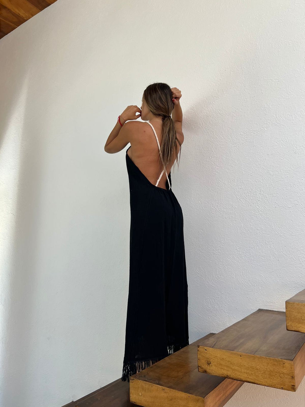 Handmade Boho Beach Maxi Dress "CRUSSY", by ALLE BOHO